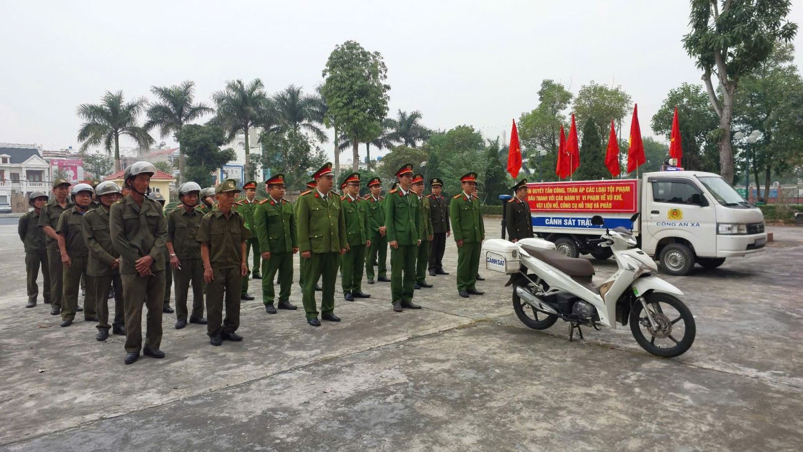 Công an xã Quỳnh Phụ đạt nhiều kết quả nổi bật trong đợt cao điểm tấn công, trấn áp tội phạm