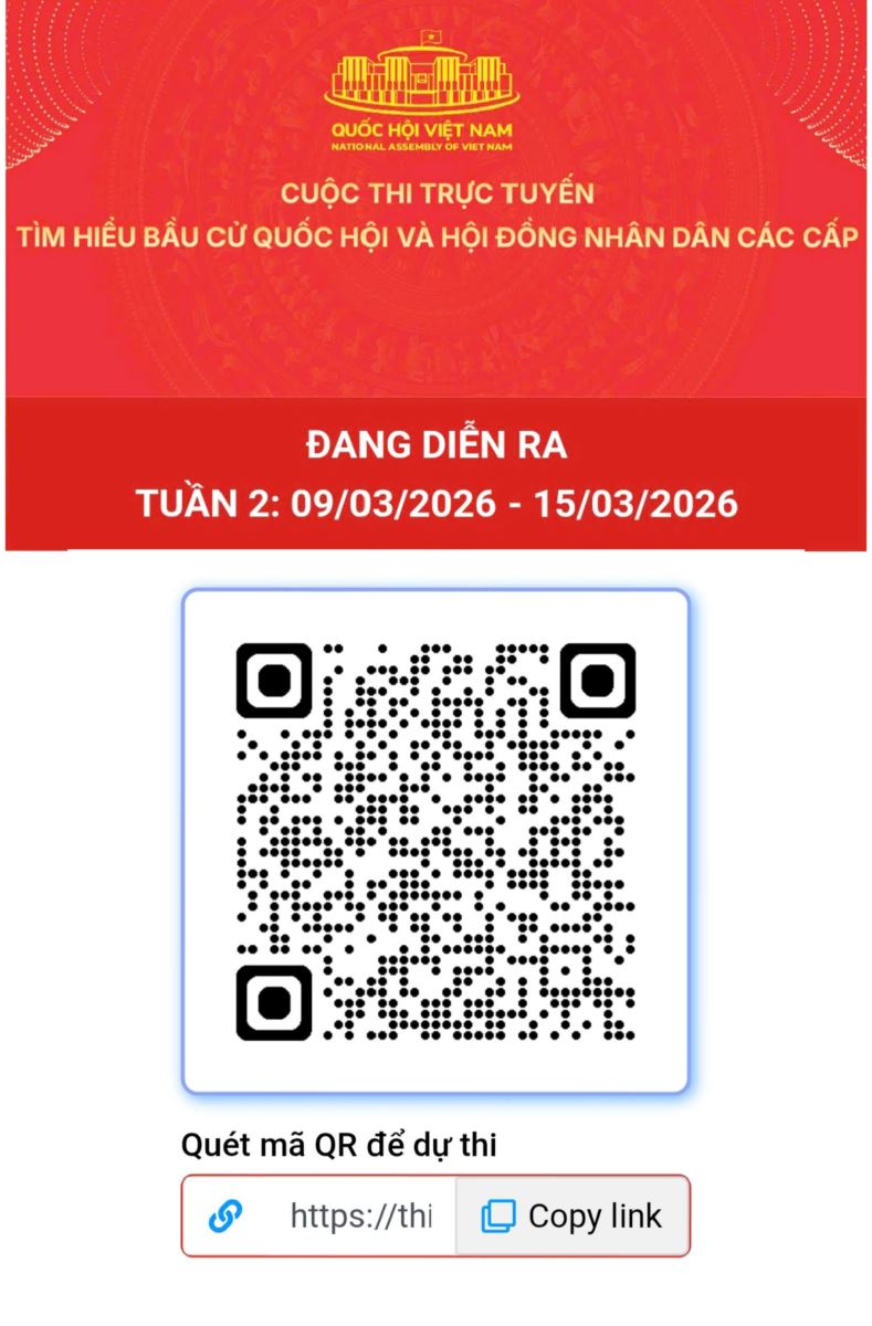 Công an xã Trà Giang tăng cường tuyên truyền tìm hiểu pháp luật về bầu cử, khuyến khích Nhân dân tham gia các cuộc thi trực tuyến