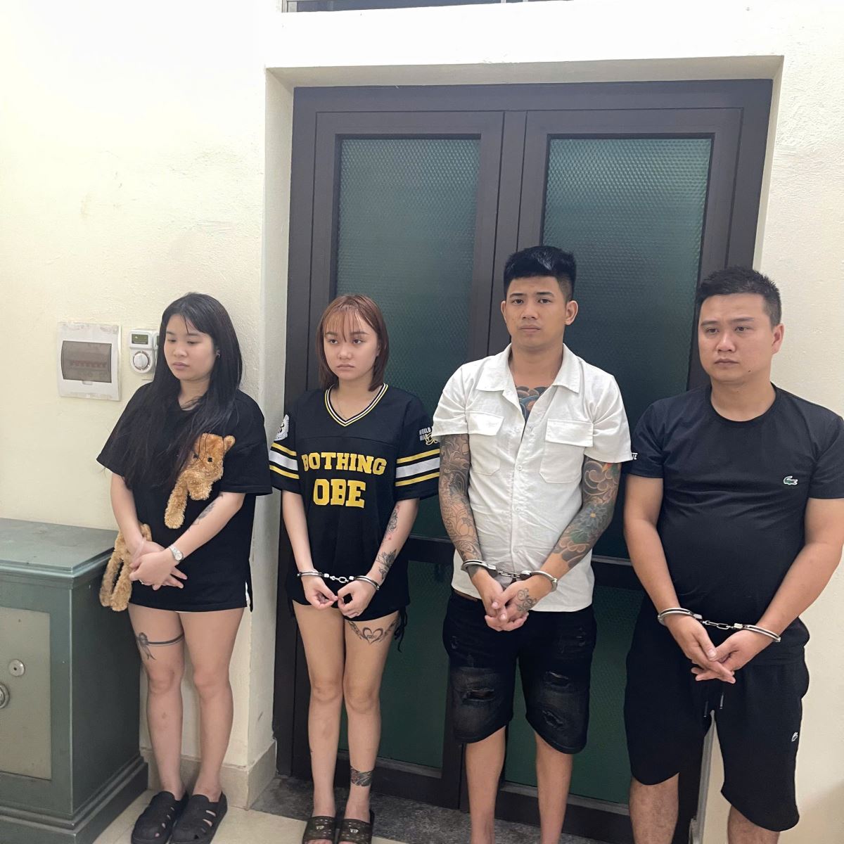 Công an phường Trà Lý phát hiện, bắt giữ nhóm đối tượng tổ chức sử dụng trái phép chất ma túy tại cơ sở lưu trú