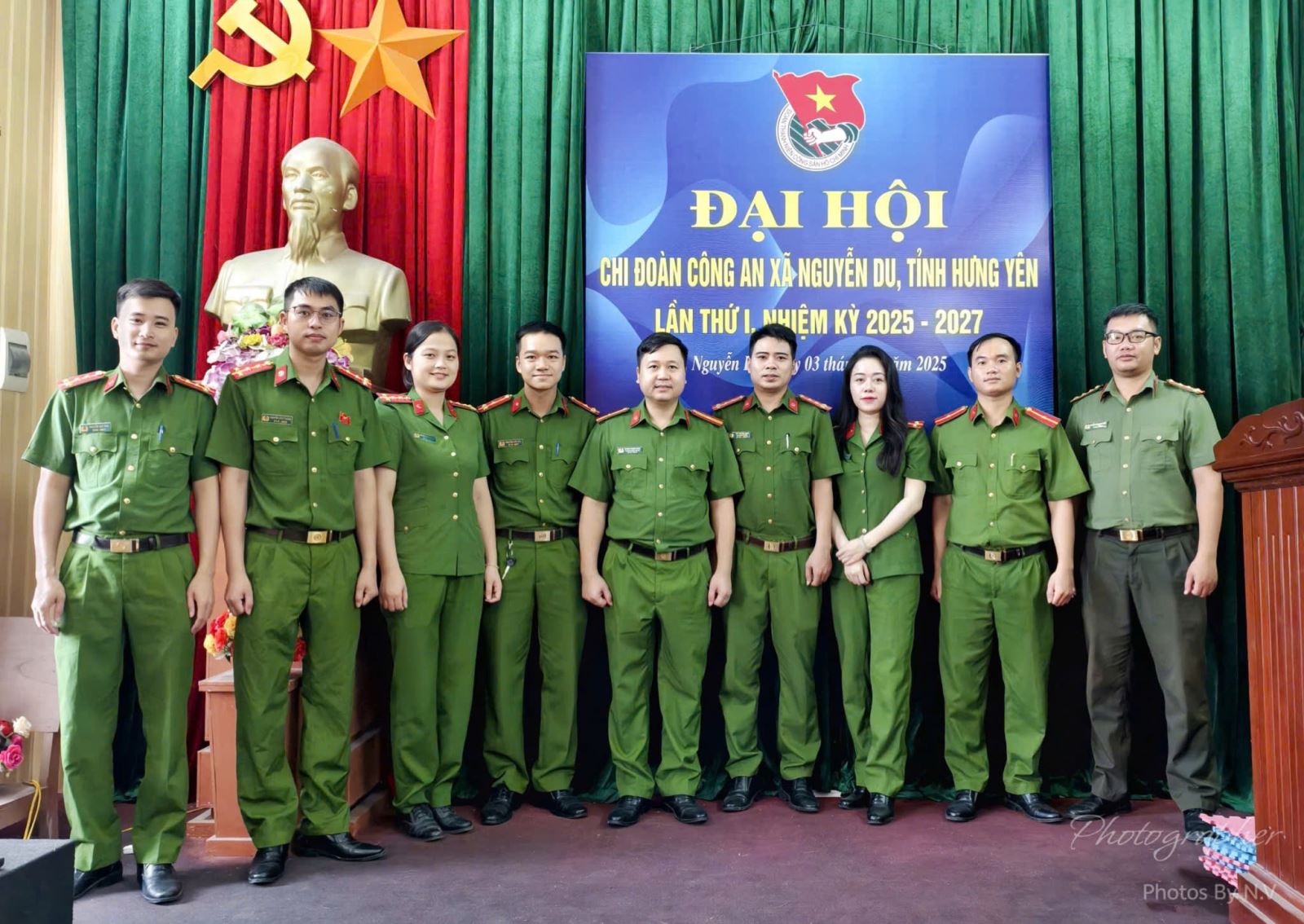 Công an xã Nguyễn Du: Tổ chức thành công Đại hội Chi đoàn Công an xã Nguyễn Du nhiệm kỳ 2025-2027