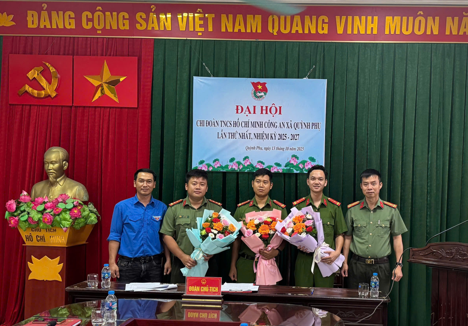 Công an xã Quỳnh Phụ tổ chức thành công Đại hội Chi đoàn Công an xã lần thứ nhất, nhiệm kỳ 2025 – 2027