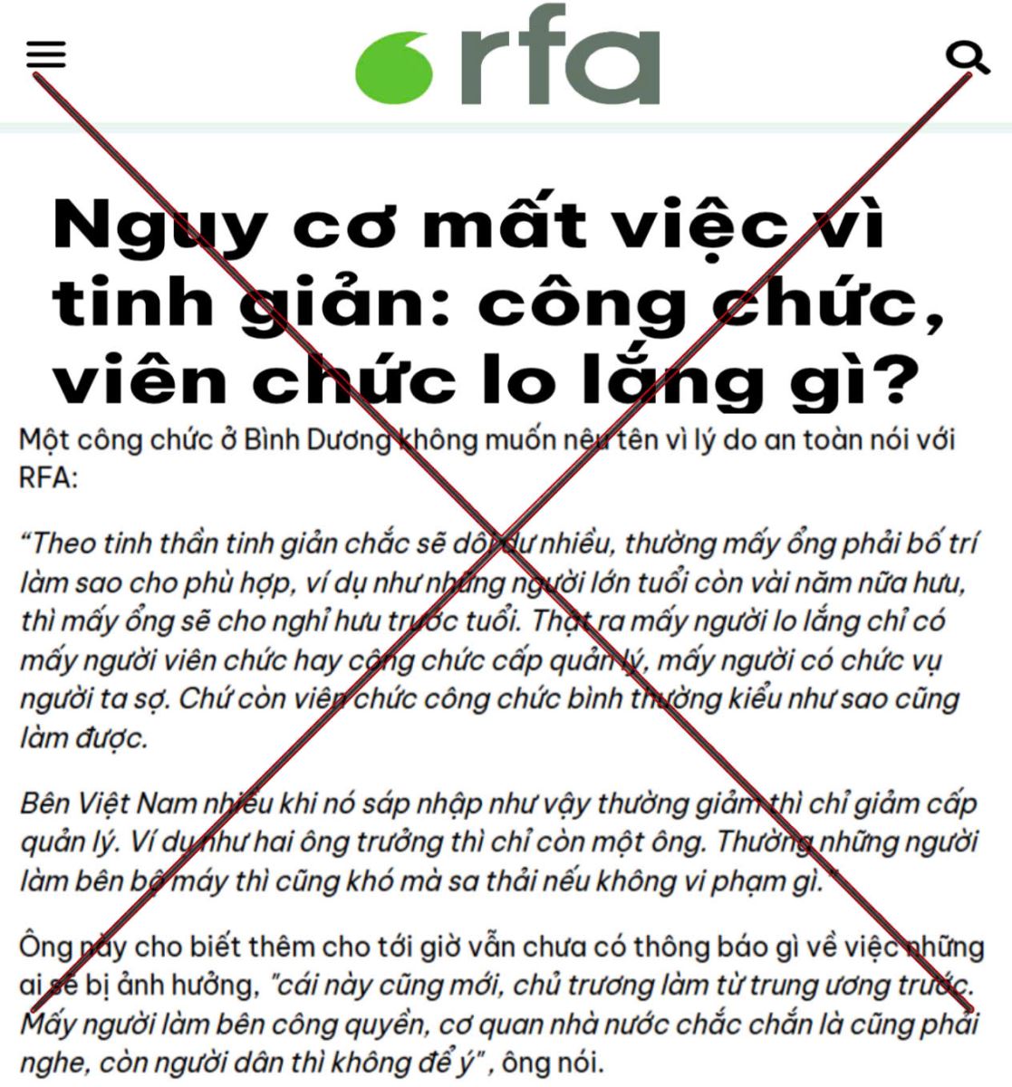 Nhận diện và kiên quyết phản bác với luận điệu xuyên tạc về công tác cải sách, sắp xếp bộ máy