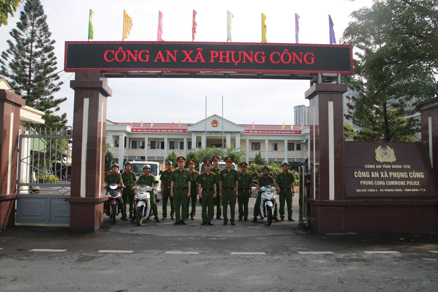 Công an xã Phụng Công triển khai nhiều hoạt động đảm bảo an ninh, trật tự dịp nghỉ lễ