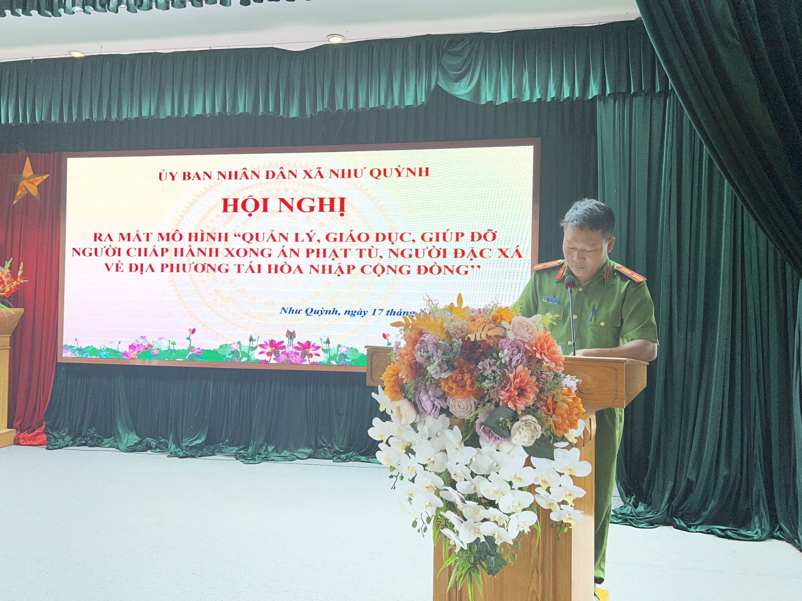 Xã Như Quỳnh tổ chức ra mắt mô hình “Quản lý, giáo dục, giúp đỡ người chấp hành xong án phạt tù, người đặc xá về địa phương tái hòa nhập cộng đồng”