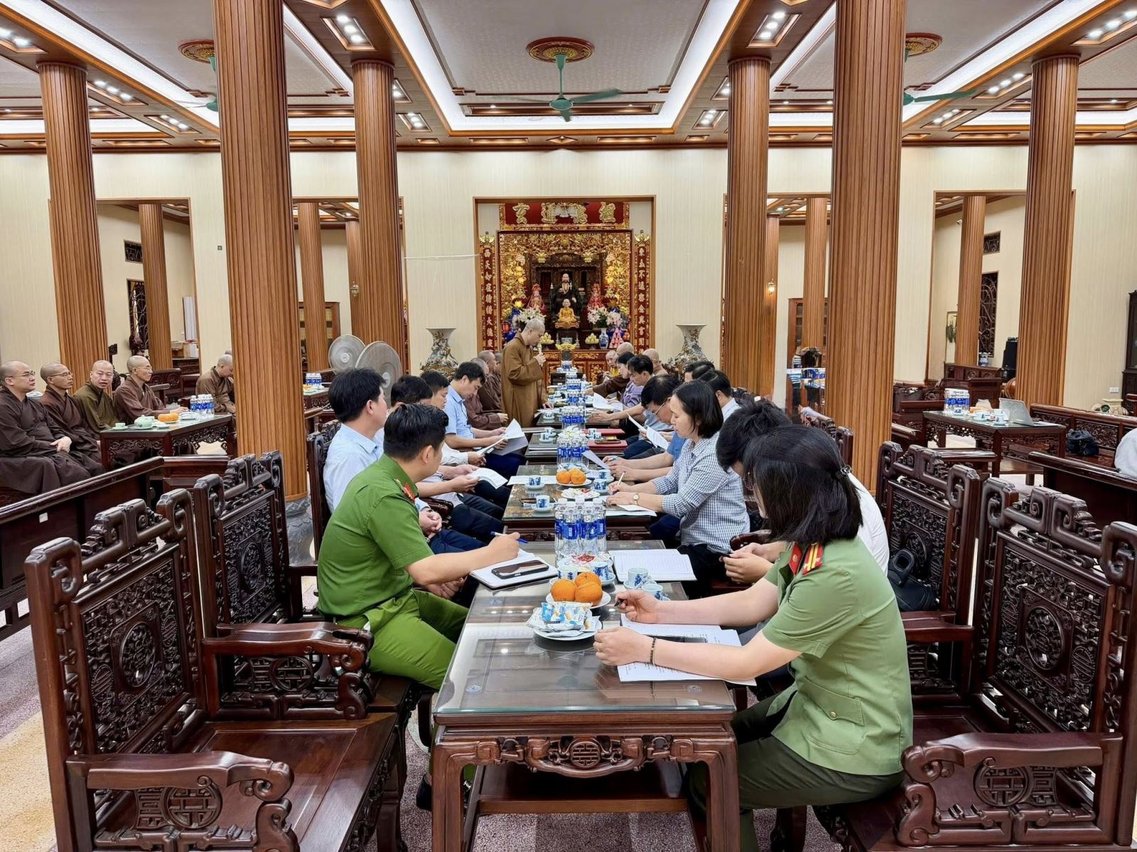 Bảo vệ an toàn Lễ tang Trưởng lão Hoà thượng Thích Thanh Dục – Phó Pháp chủ Hội đồng Chứng minh Giáo hội Phật giáo Việt Nam