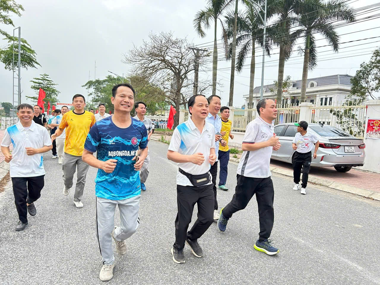 Công an xã Đồng Bằng tham mưu tổ chức thành công Ngày chạy Olympic “Vì sức khỏe toàn dân - Vì an ninh Tổ quốc” 