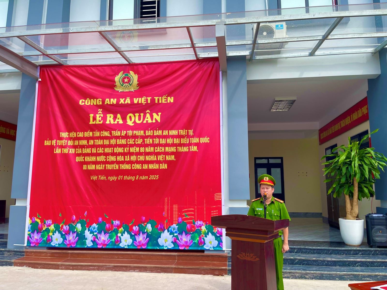 Công an xã Việt Tiến: Kết quả nổi bật sau hơn một tháng ra quân thực hiện cao điểm tấn công, trấn áp tội phạm.