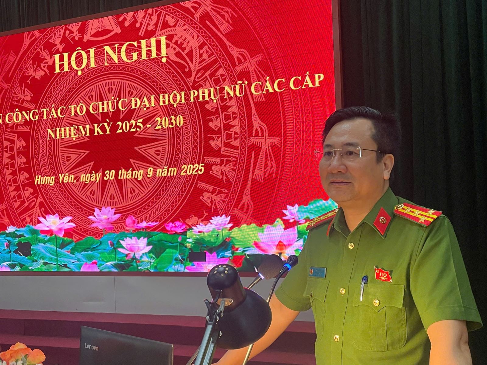 Tập huấn công tác tổ chức Đại hội phụ nữ các cấp, nhiệm kỳ 2025-2030 trong lực lượng Công an toàn tỉnh