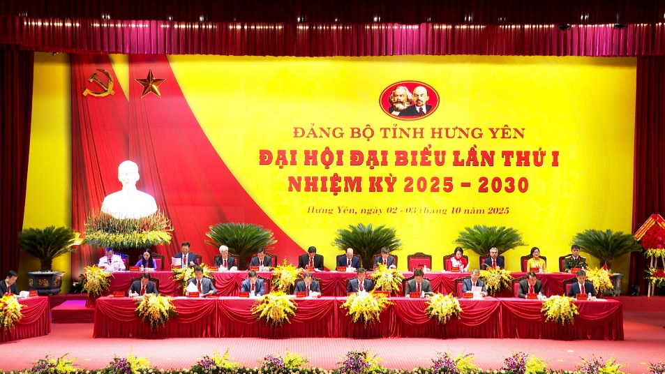 Bảo đảm tuyệt đối an toàn Phiên họp sáng 02/10, ngày làm việc thứ nhất Đại hội đại biểu Đảng bộ tỉnh Hưng Yên lần thứ I, nhiệm kỳ 2025 – 2030