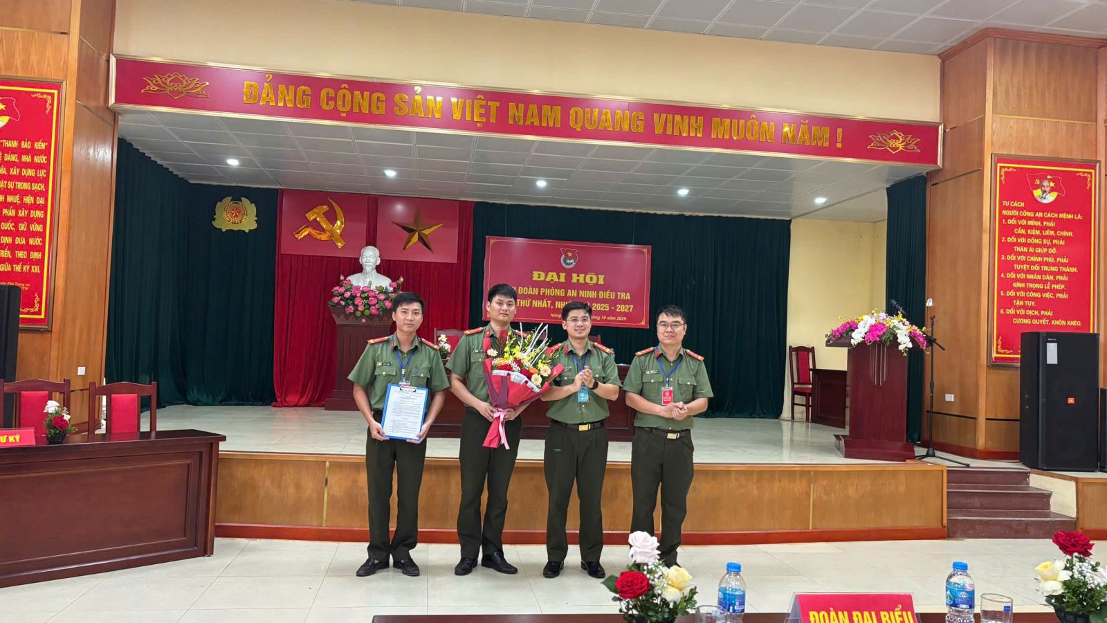 Chi đoàn Phòng An ninh điều tra tổ chức thành công Đại hội Chi đoàn lần thứ nhất, nhiệm kỳ 2025 - 2027