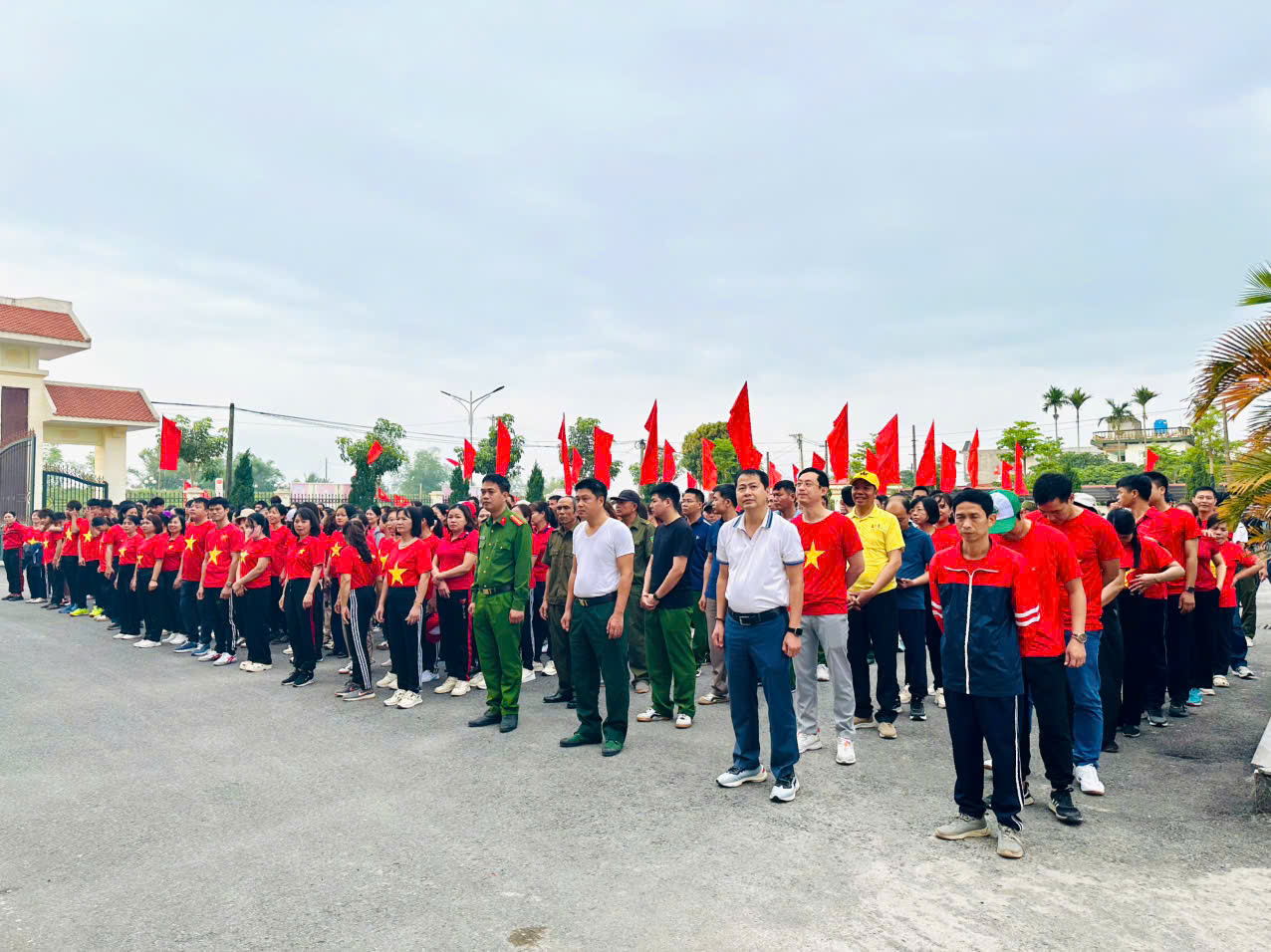 Xã Tống Trân tổ chức Ngày chạy Olympic - Vì sức khoẻ toàn dân – Vì an ninh Tổ quốc năm 2026