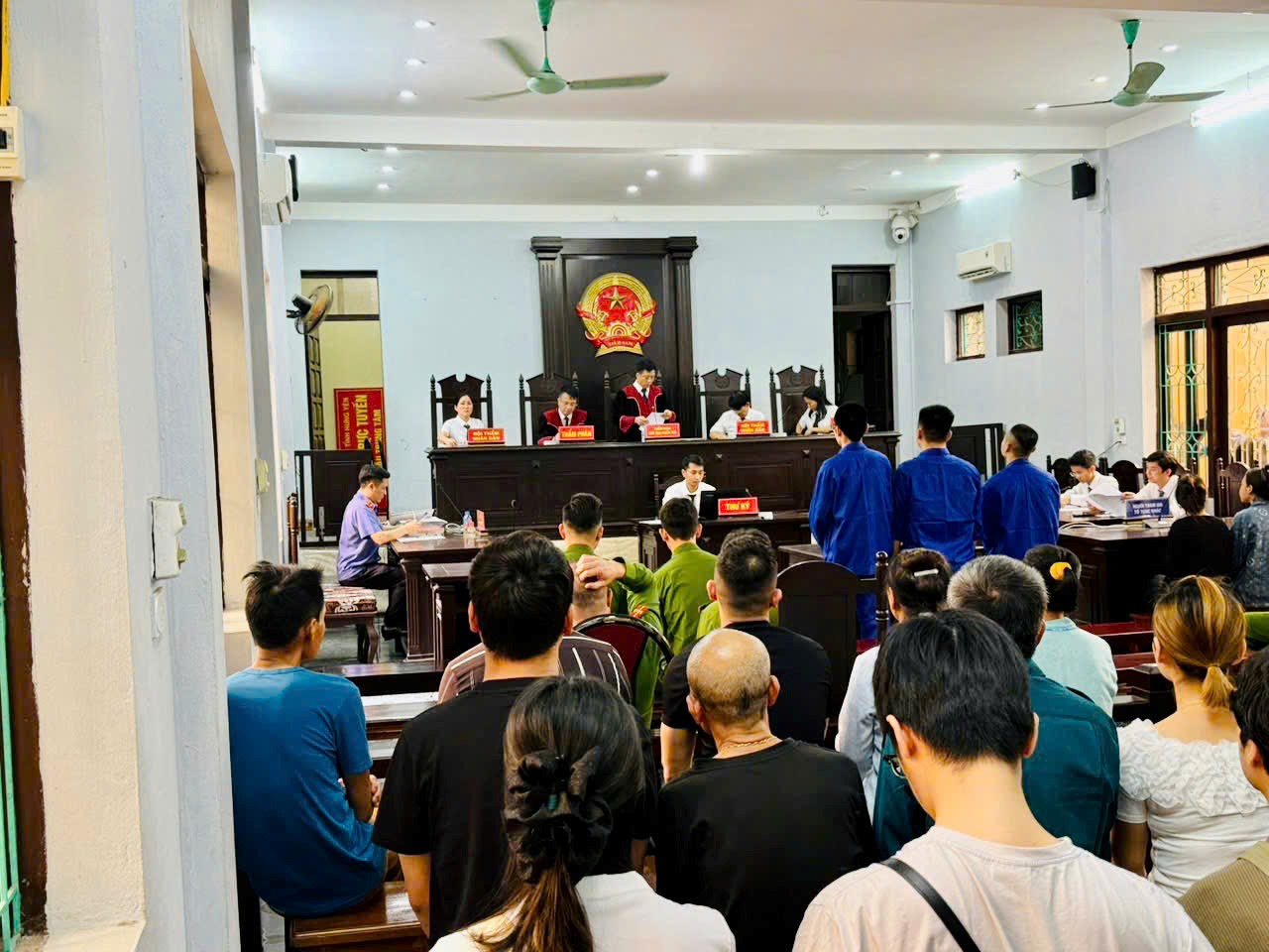 Phòng Cảnh sát Thi hành án hình sự và hỗ trợ tư pháp bảo vệ tuyệt đối  an toàn phiên tòa hình sự xét xử vụ án “ Mua bán trái phép chất ma túy”