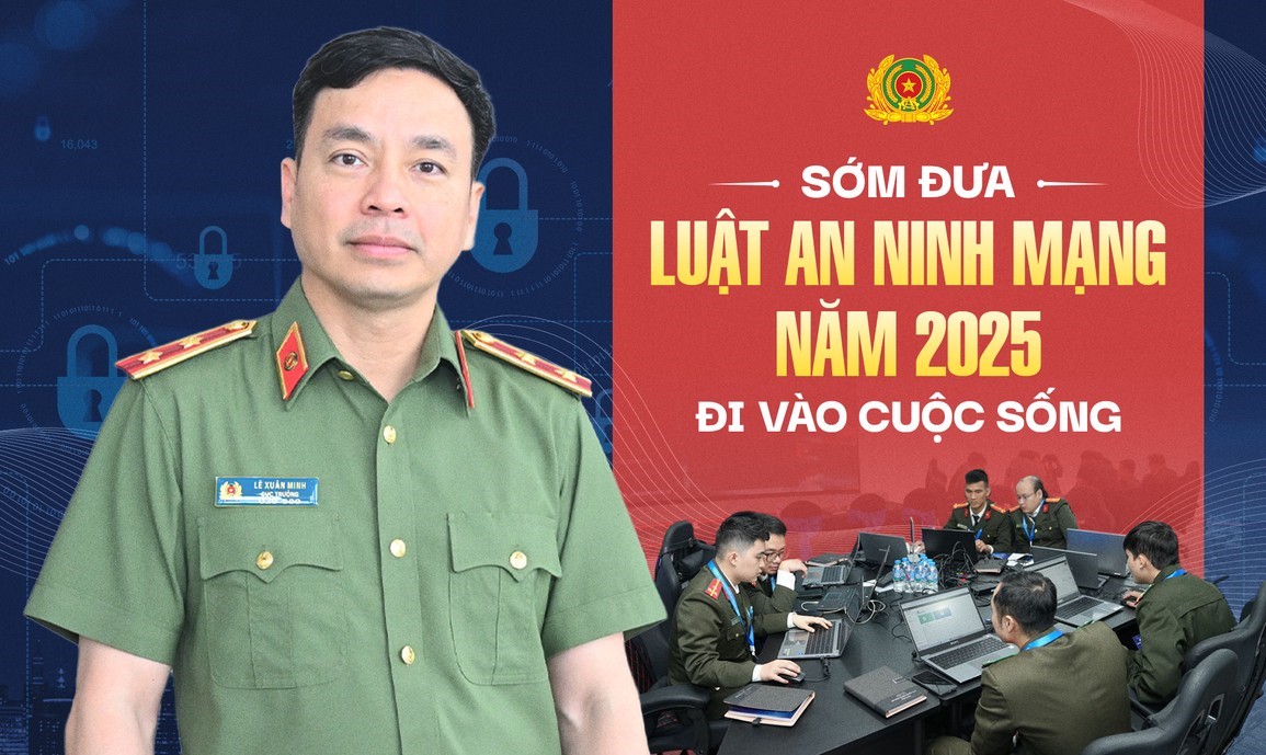 Trung tướng Lê Xuân Minh: Sớm đưa Luật An ninh mạng năm 2025 đi vào cuộc sống