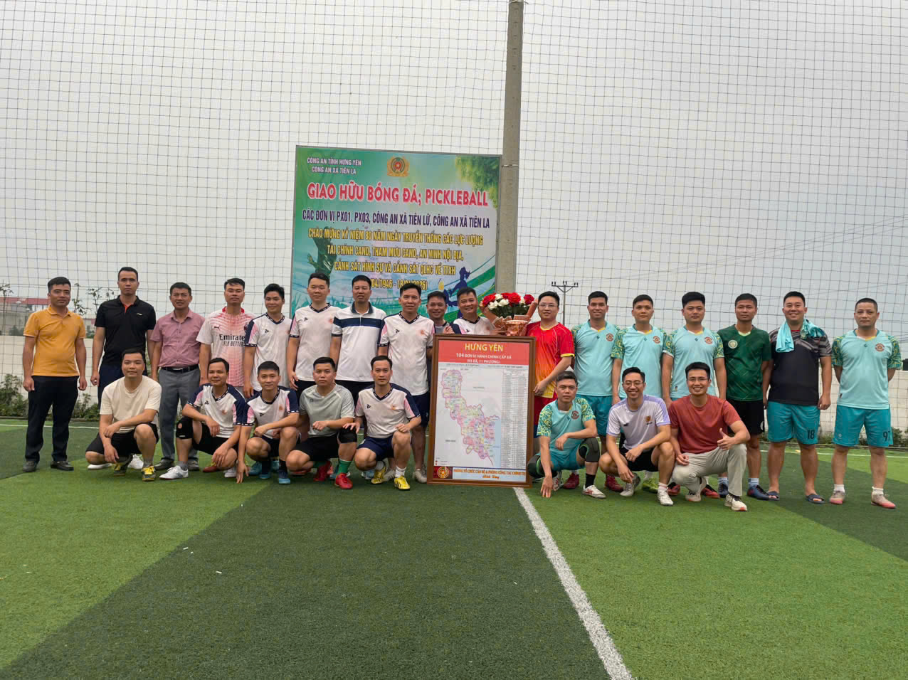 Công an xã Tiên La tổ chức giao lưu thể thao chào mừng kỷ niệm 80 năm Ngày truyền thống các lực lượng trong CAND (18/4/1946 – 18/4/2026)