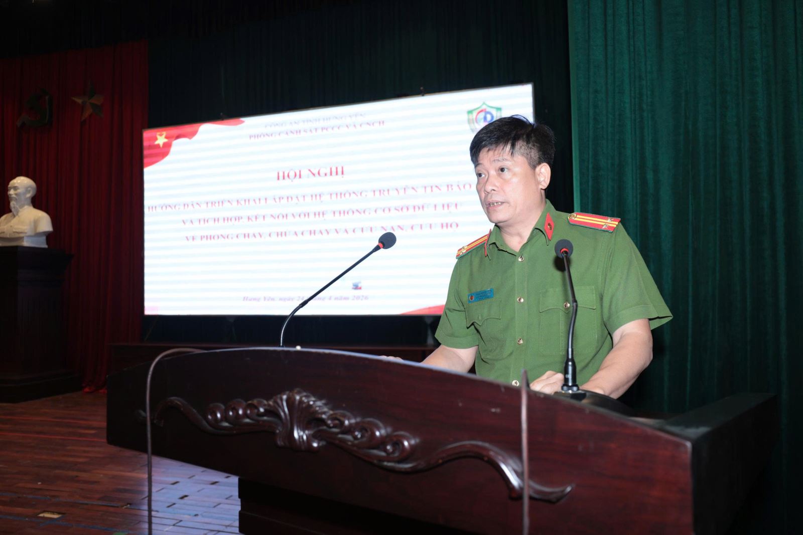 Hướng dẫn triển khai lắp đặt hệ thống truyền tin báo cháy, kết nối cơ sở dữ liệu phòng cháy, chữa cháy 