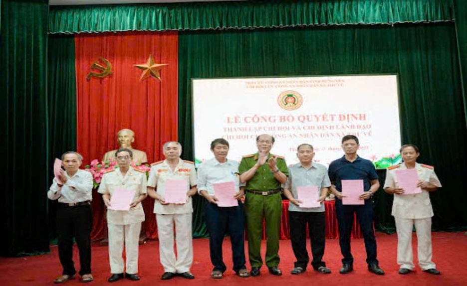 Ra mắt Chi hội Cựu Công an nhân dân xã Thư Vũ