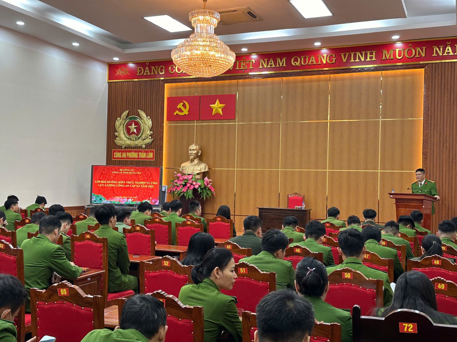 Công an tỉnh Hưng Yên khai giảng Lớp bồi dưỡng nghiệp vụ cho Công an cấp xã năm 2025