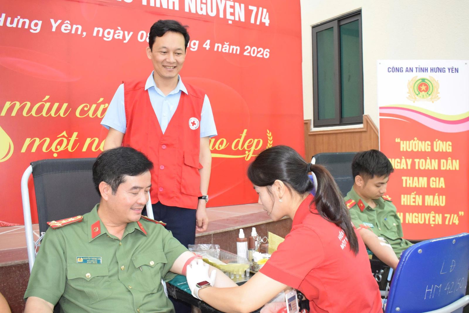 Công an tỉnh Hưng Yên: Tổ chức Ngày hội hiến máu tình nguyện