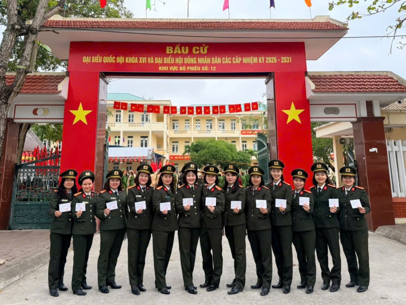 Hội phụ nữ Công tác chính trị - Cơ quan Uỷ ban kiểm tra  Đảng uỷ Công an tỉnh phát huy vai trò, trách nhiệm trong công tác bầu  cử