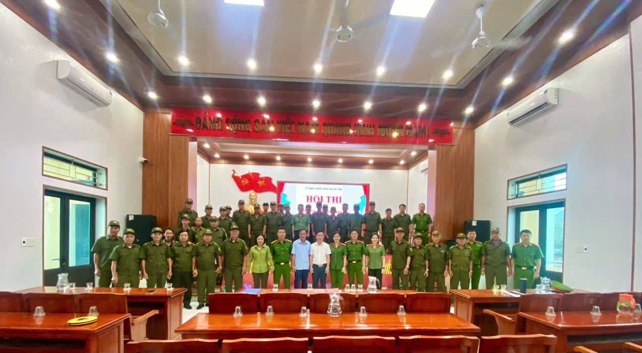 Công an xã Lê Lợi tham mưu UBND xã tổ chức thành công Hội thi “Lực lượng tham gia bảo vệ an ninh, trật tự ở cơ sở giỏi” lần thứ I năm 2026