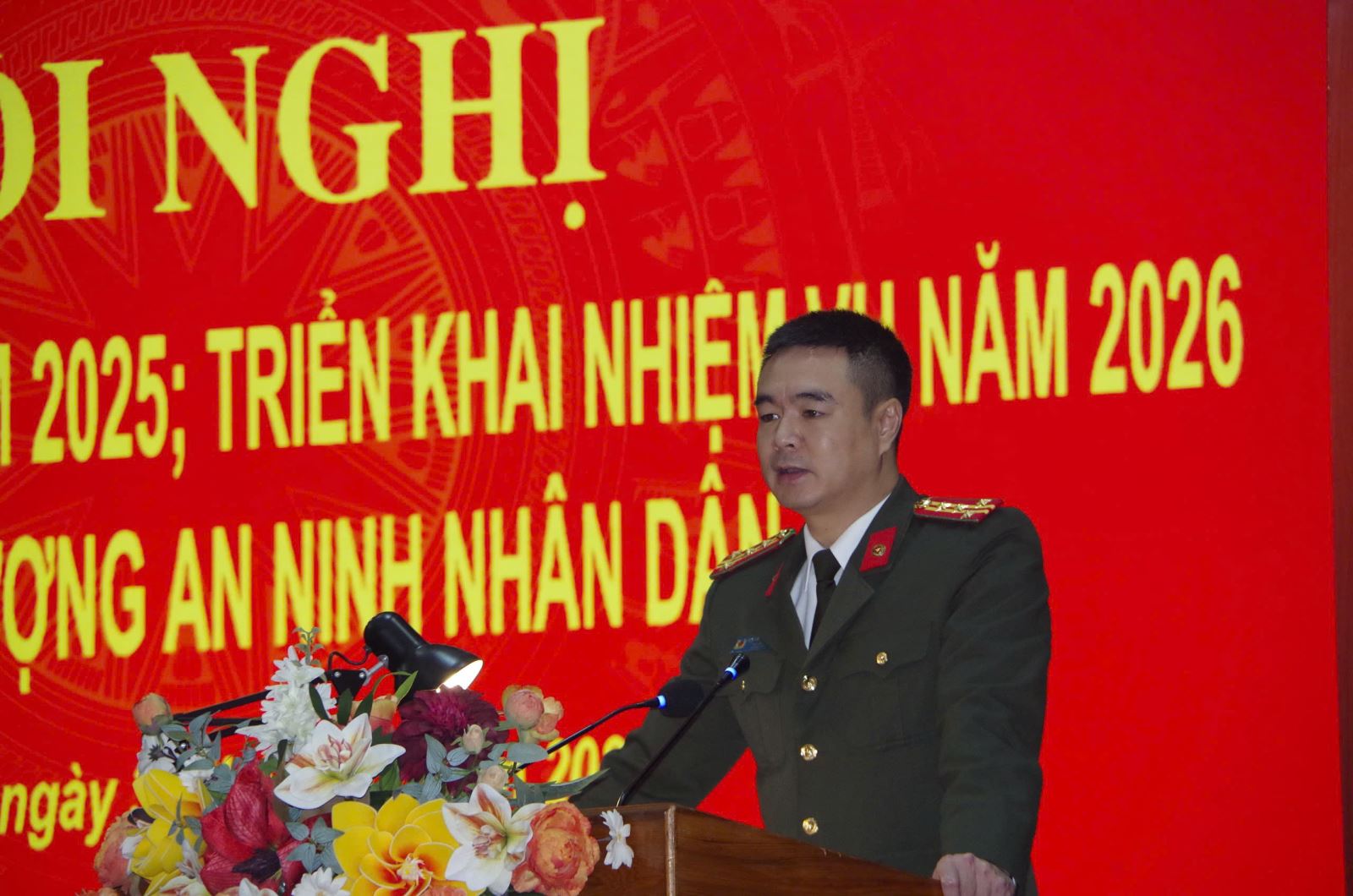 Hệ lực lượng An ninh nhân dân Công an tỉnh tổng kết công tác năm 2025, triển khai công tác năm 2026