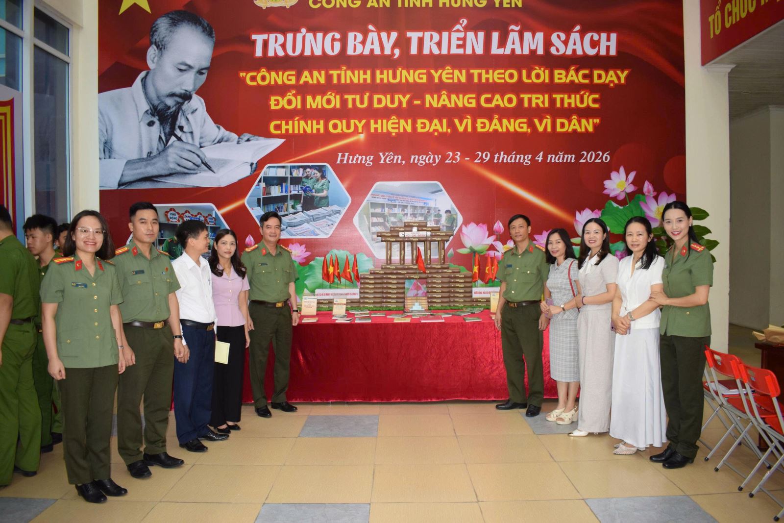 Công an tỉnh Hưng Yên phát động hưởng ứng ngày sách và văn hóa đọc Việt Nam năm 2026; ra mắt thư viện số, triển lãm trưng bày sách