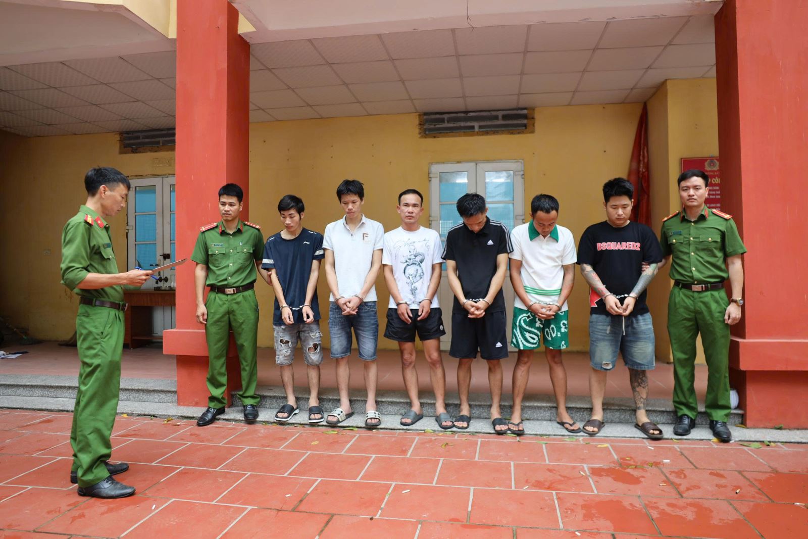 Công an phường Mỹ Hào, tỉnh Hưng Yên: Phát hiện nhóm thanh niên tổ chức sử dụng trái phép chất ma tuý 