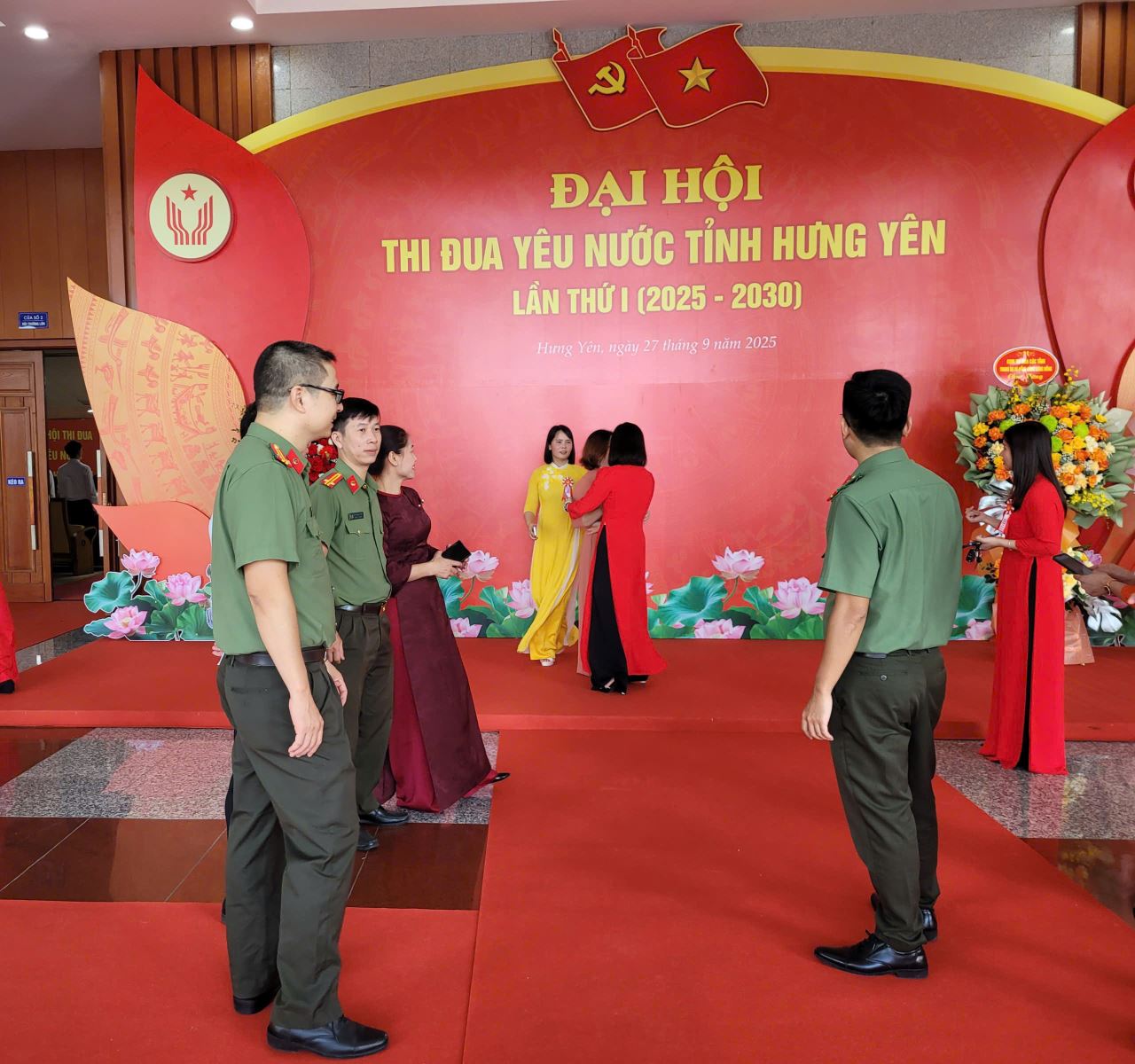 Công an tỉnh Hưng Yên đảm bảo tốt an ninh trật tự Đại hội Thi đua yêu nước tỉnh Hưng Yên lần thứ I (2025 – 2030).