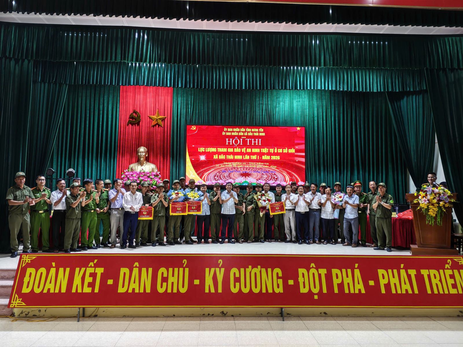 Công an xã Bắc Thái Ninh tham mưu tổ chức thành công Hội thi “Lực lượng tham gia bảo vệ an ninh, trật tự ở cơ sở giỏi” năm 2026 
