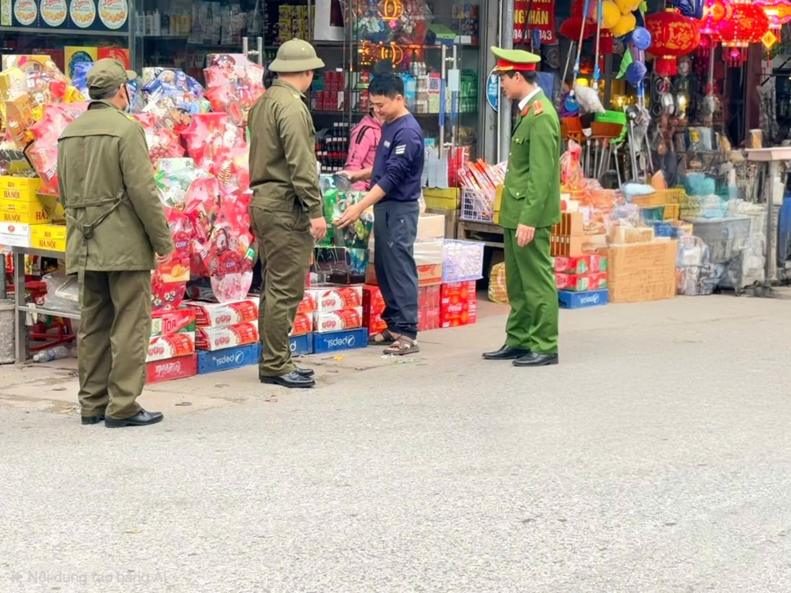 Công an xã Đức Hợp tăng cường công tác bảo đảm trật tự an toàn giao thông, hành lang an toàn giao thông trên địa bàn xã
