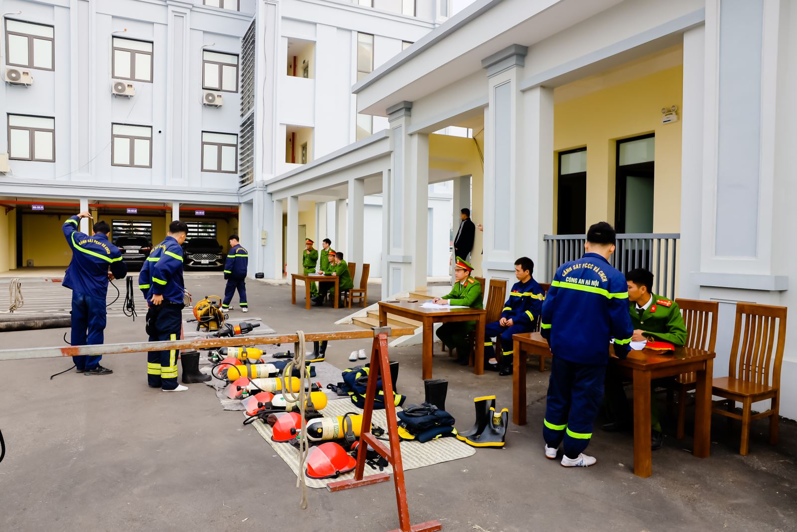 Công an tỉnh Hưng Yên tổ chức kiểm tra nghiệp vụ chữa cháy và cứu nạn, cứu hộ định kỳ 6 tháng cuối năm 2025