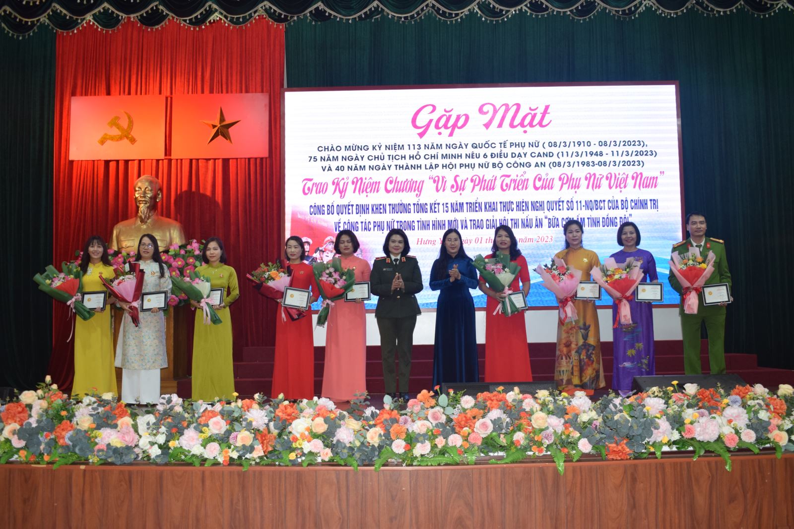 Hội Phụ nữ Công an tỉnh Hưng Yên triển khai rà soát, đề nghị xét tặng Kỷ niệm chương “Vì sự phát triển của phụ nữ Việt Nam” năm 2026