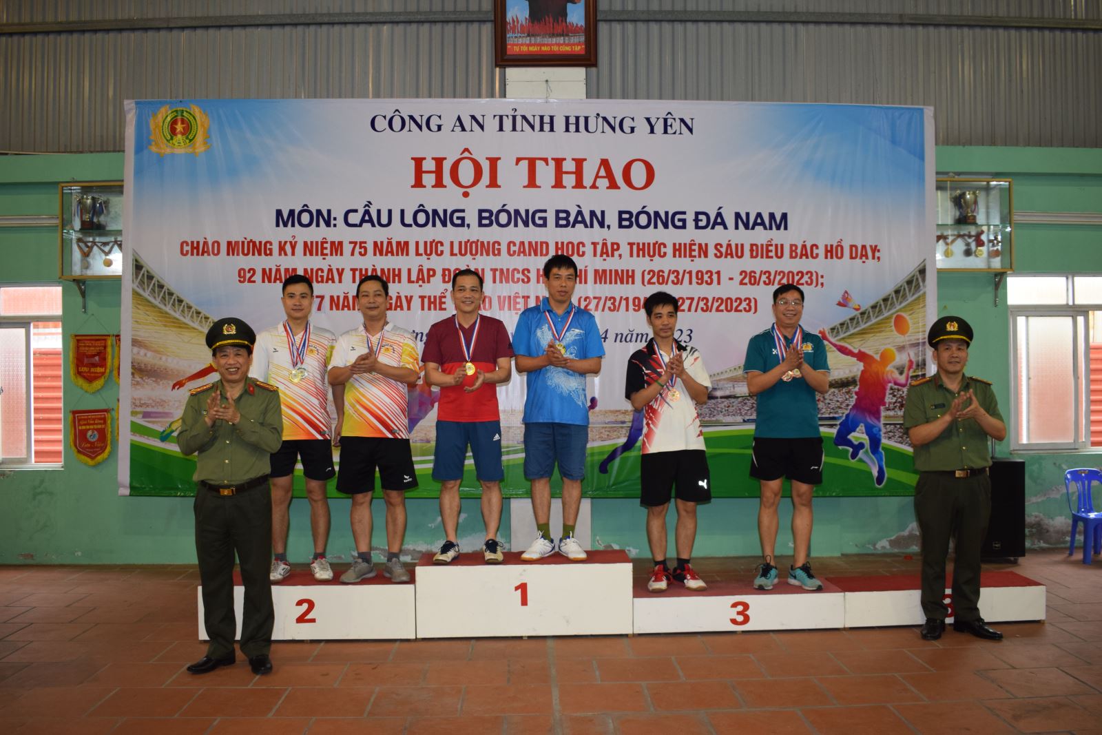 Sôi nổi phong trào thể dục thể thao trong lực lượng Công an tỉnh Hưng Yên
