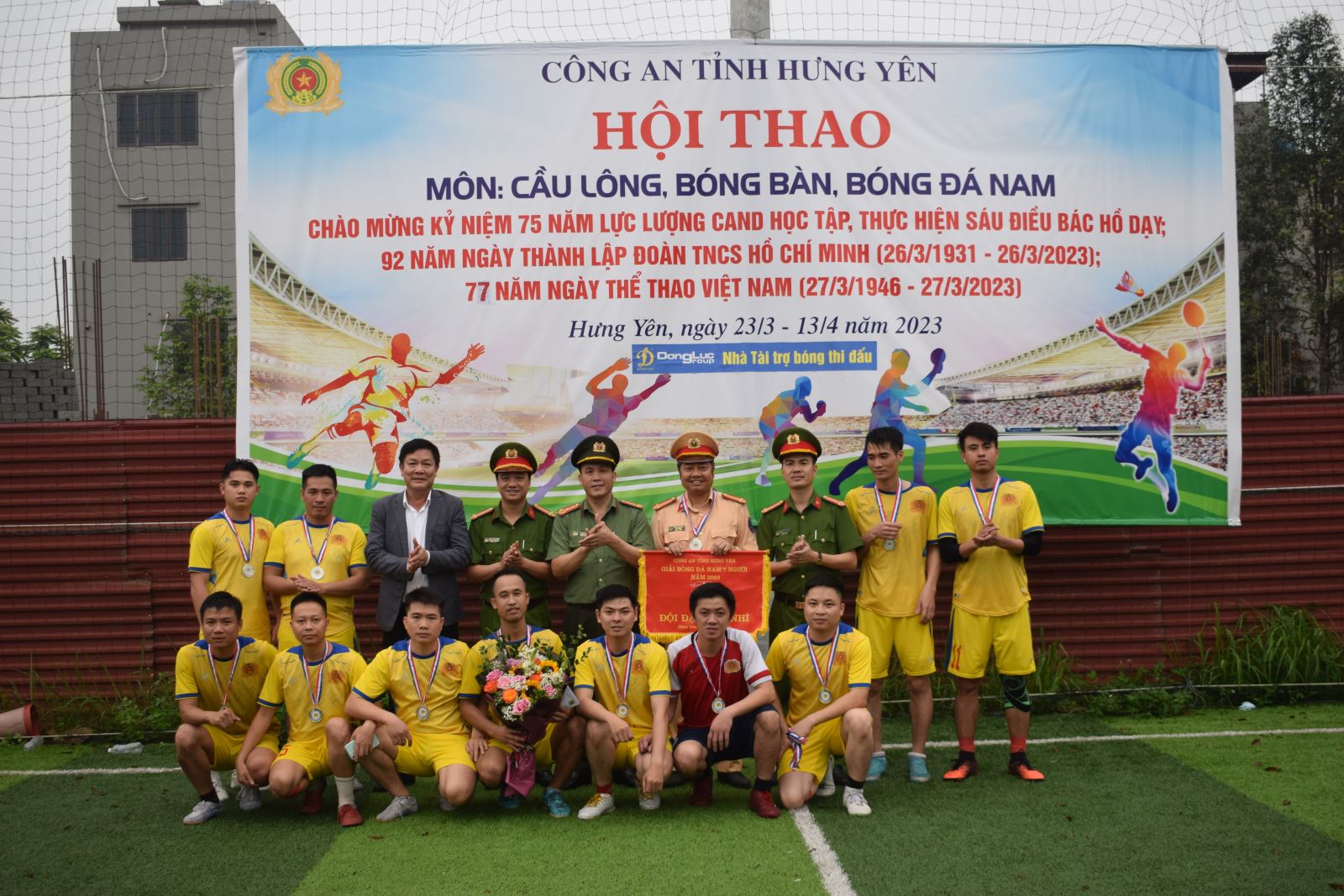 Công an tỉnh bế mạc Hội thao năm 2023