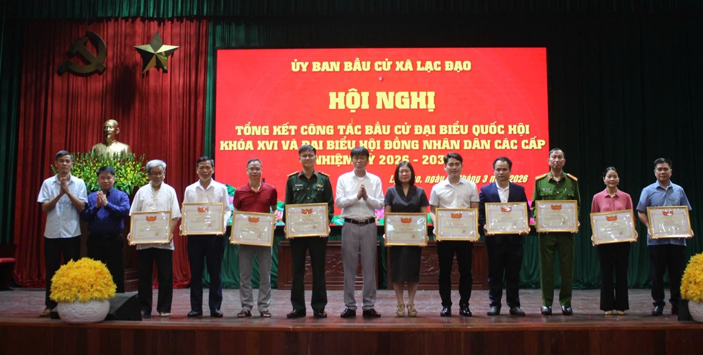 Kết quả nổi bật của lực lượng Công an xã Lạc Đạo trong công tác bầu cử