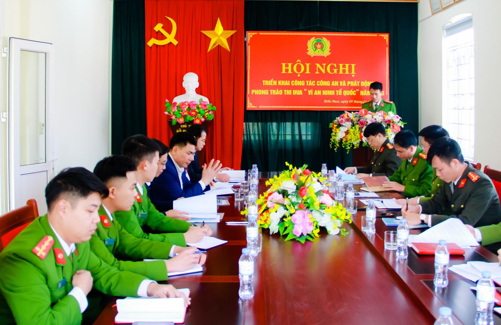 Công an phường Hiến Nam: Triển khai công tác Công an năm 2023