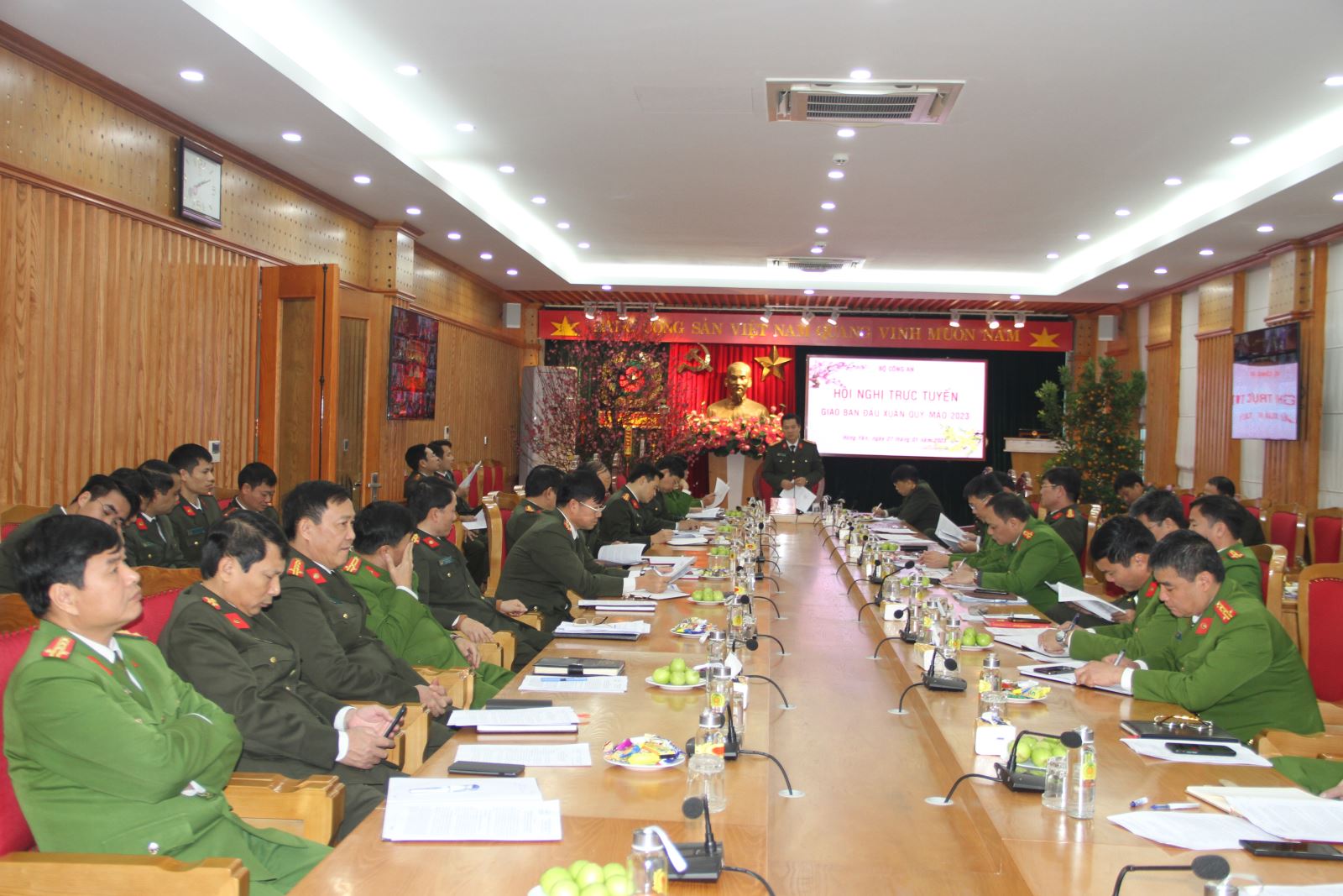 Bộ Công an tổ chức Hội nghị giao ban đầu xuân Quý Mão 2023