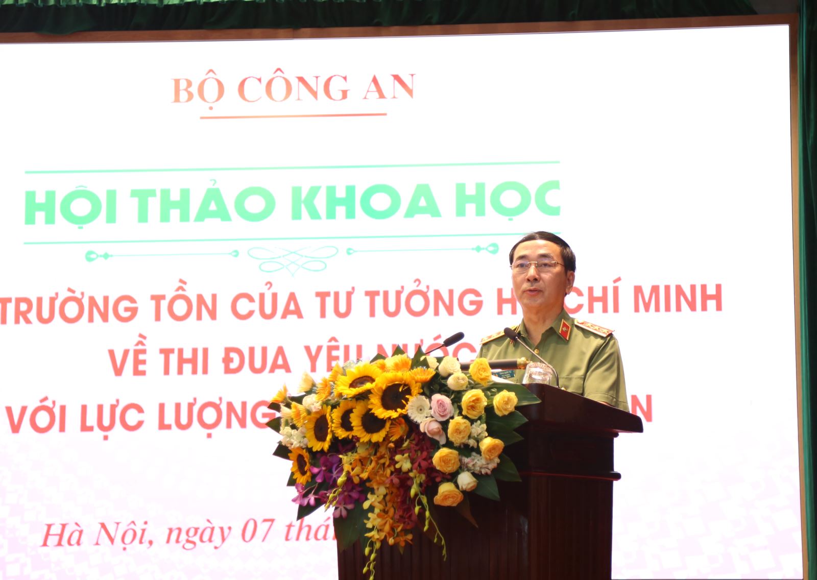 Hội thảo khoa học “Giá trị trường tồn của Tư tưởng Hồ Chí Minh về thi đua yêu nước đối với lực lượng Công an nhân dân”