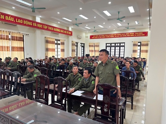 CÔNG AN XÃ THÁI THUỴ PHÁT HUY VAI TRÒ CỦA LỰC LƯỢNG LỰC LƯỢNG THAM GIA BẢO VỆ AN NINH TRẬT TỰ Ở CƠ SỞ. 