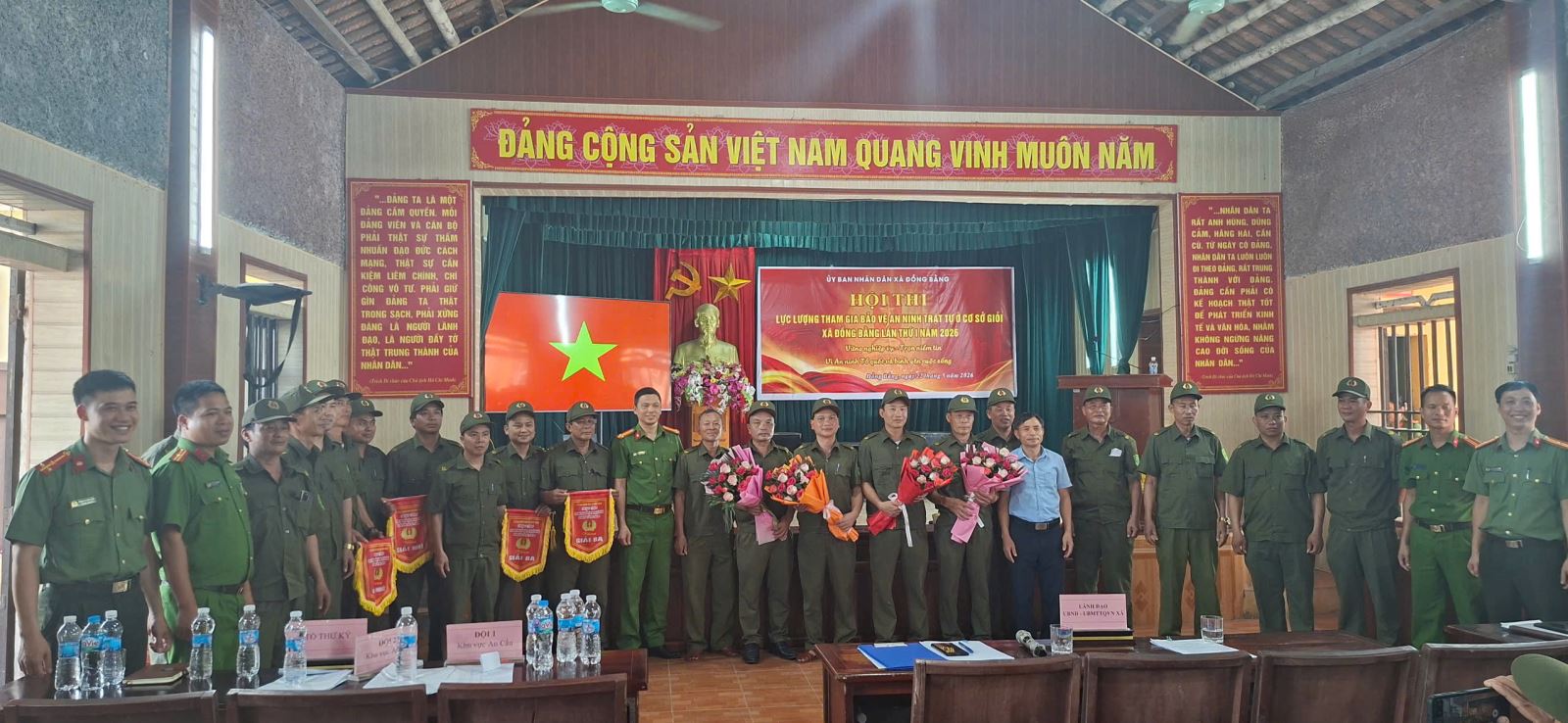 Công an xã Đồng Bằng tham mưu UBND xã tổ chức Hội thi “Lực lượng tham gia bảo vệ an ninh, trật tự ở cơ sở giỏi” lần thứ nhất năm 2026