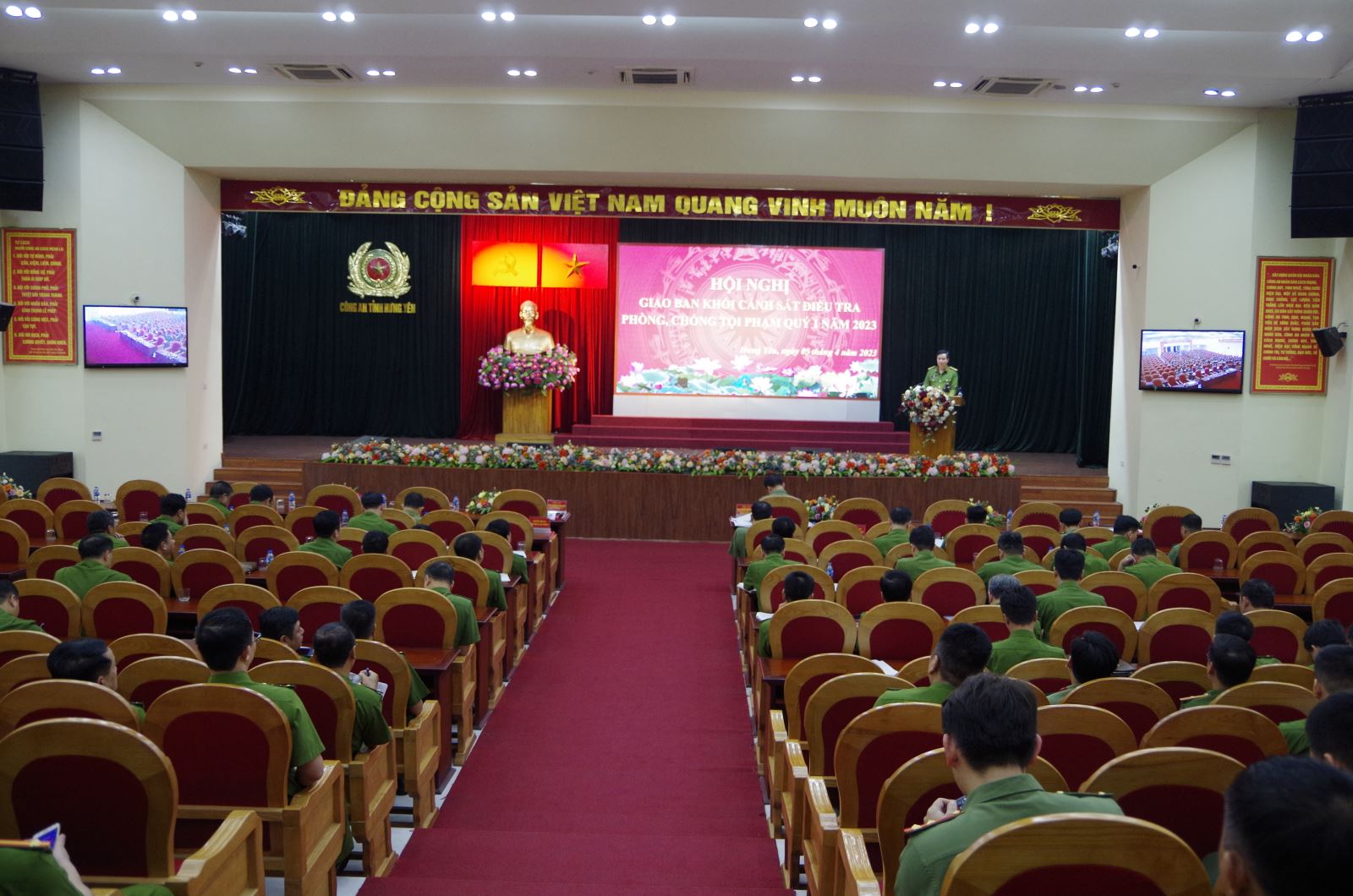 Công an tỉnh:  Giao ban khối Cảnh sát phòng, chống tội phạm Quý I năm 2023