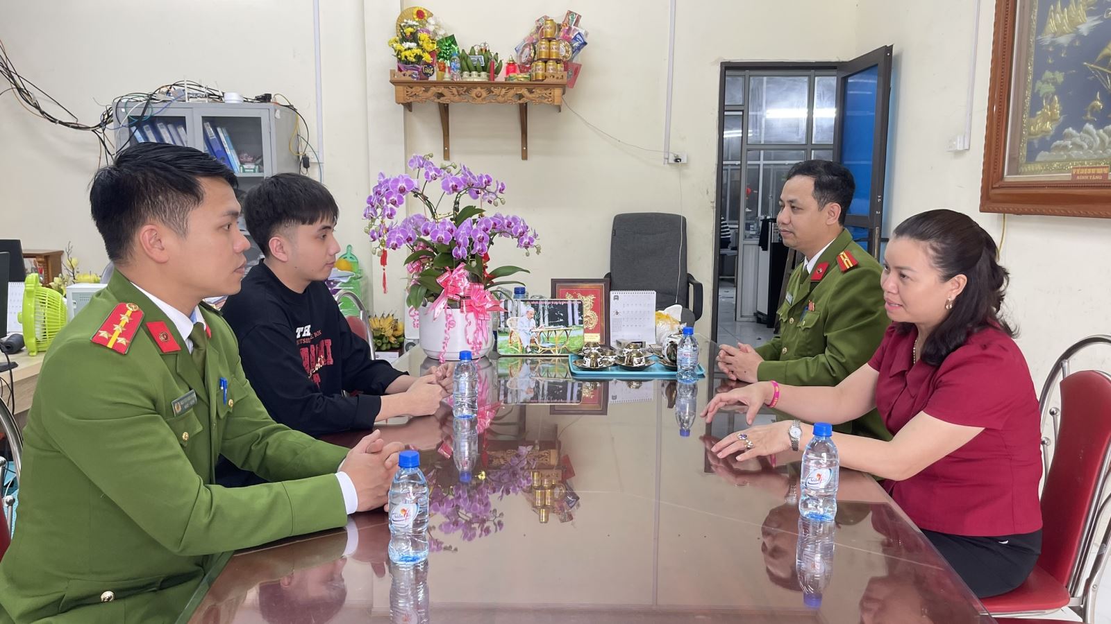 Công an xã Bình Nguyên: Hỗ trợ chiến sĩ hoàn thành nghĩa vụ tham gia Công an nhân dân tìm kiếm cơ hội việc làm.