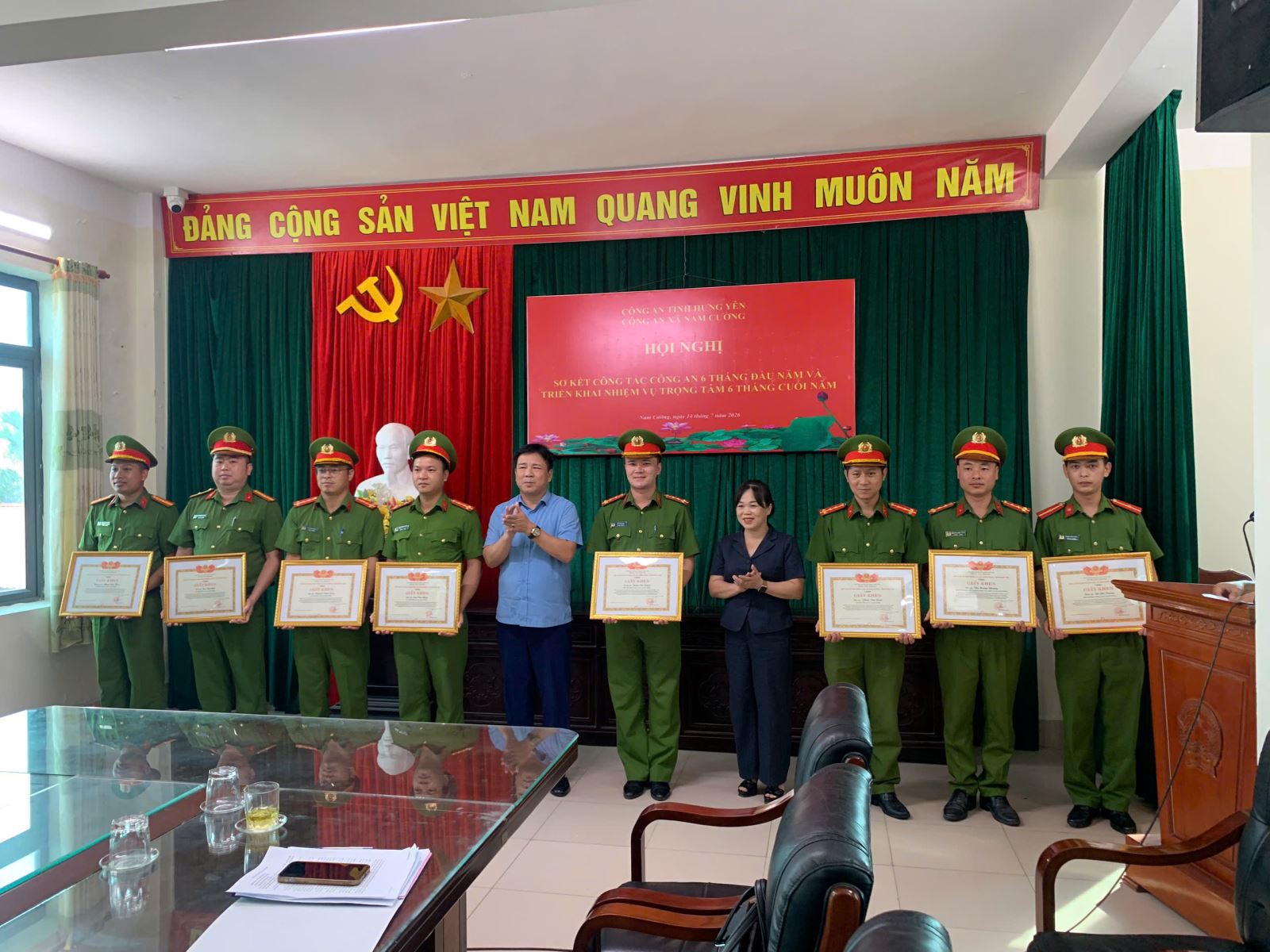 Công an xã Nam Cường triển khai đồng bộ các giải pháp, quyết tâm hoàn thành xuất sắc nhiệm vụ công tác năm 2026