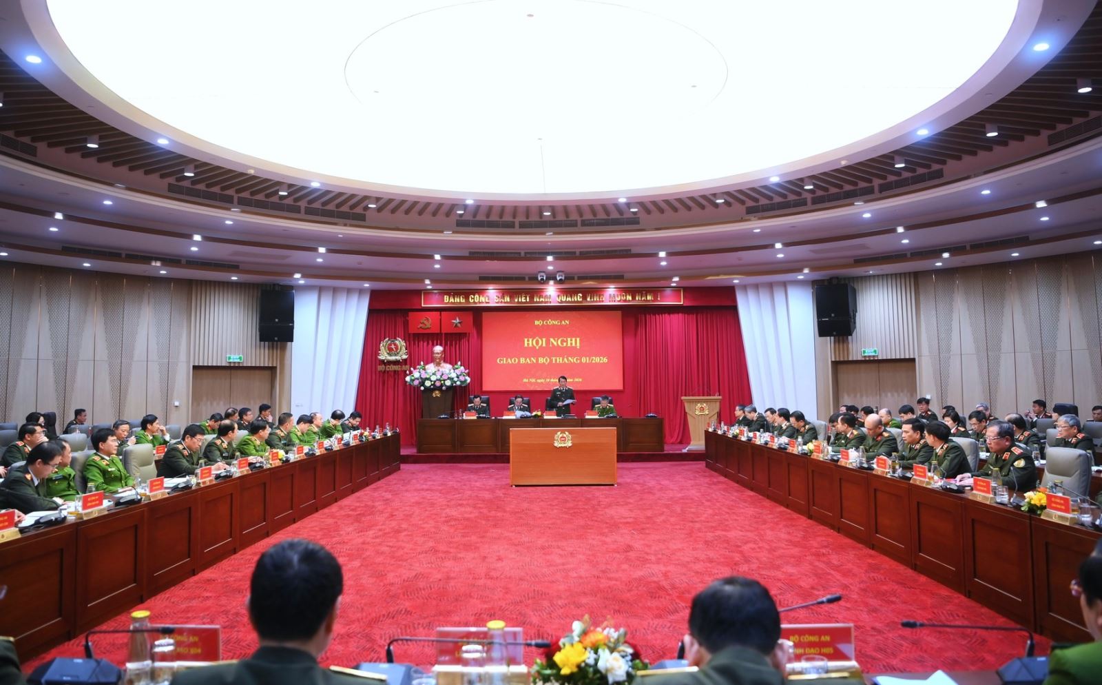BỘ CÔNG AN GIAO BAN THÁNG 01, TRIỂN KHAI NHIỆM VỤ CÔNG TÁC THÁNG 02/2026