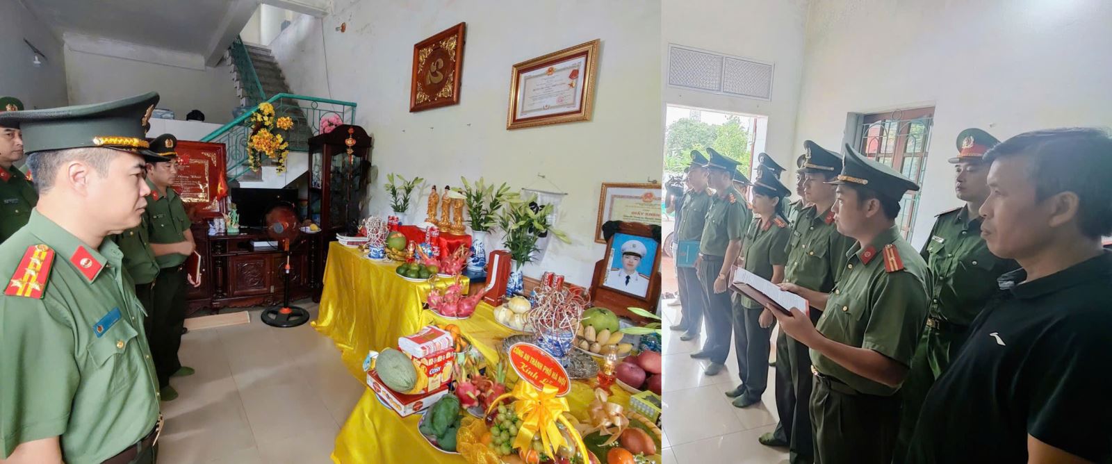 Công an thành phố Hà Nội tri ân liệt sĩ Nguyễn Đăng Khải - tấm gương trong đấu tranh chống tội phạm