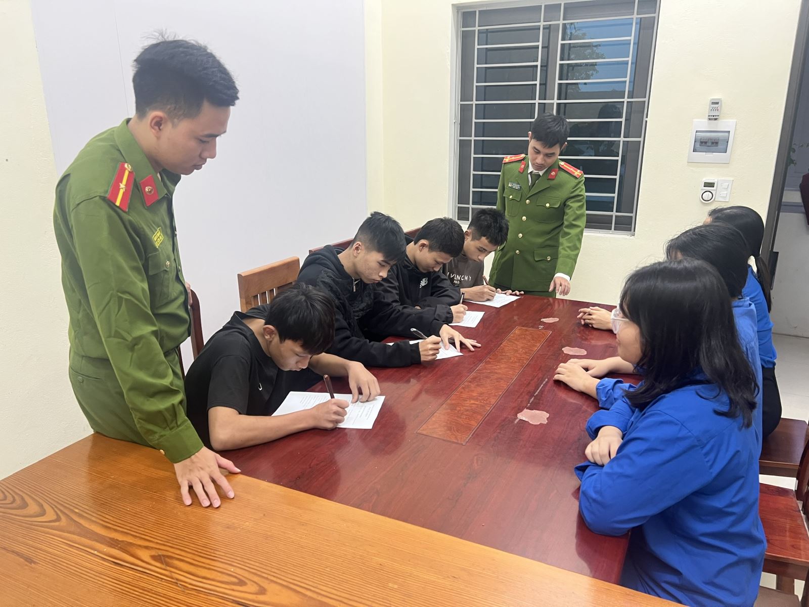 Công an xã Diên Hà: Tăng cường công tác quản lý, giáo dục thanh thiếu niên hư trên địa bàn xã