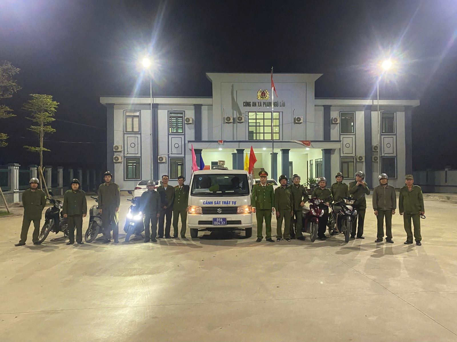 Công an xã Phạm Ngũ Lão quyết tâm bảo đảm an ninh trật tự hướng tới ngày hội toàn dân