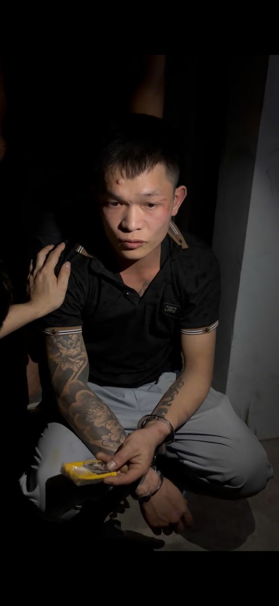 Công an xã Hiệp Cường phát hiện, bắt quả tang đối tượng tàng trữ trái phép chất ma túy