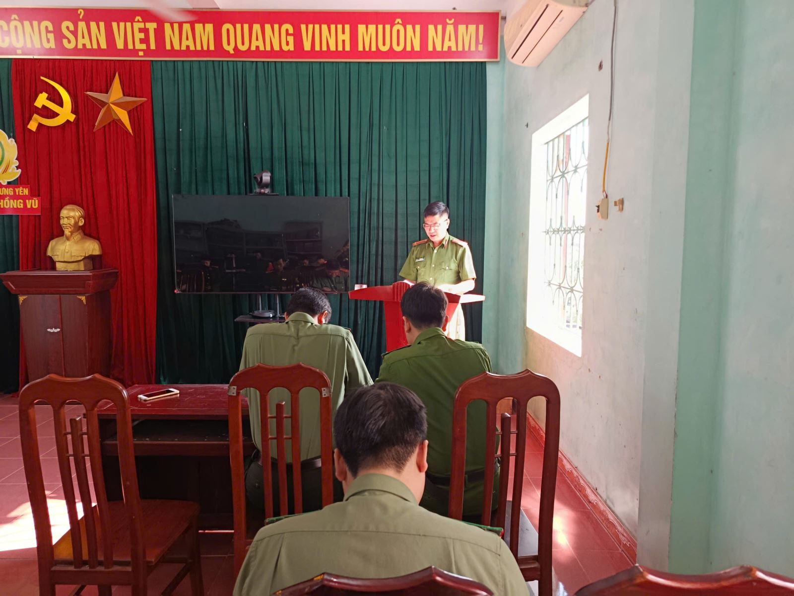 Công an xã Hồng Vũ lan tỏa tinh thần 