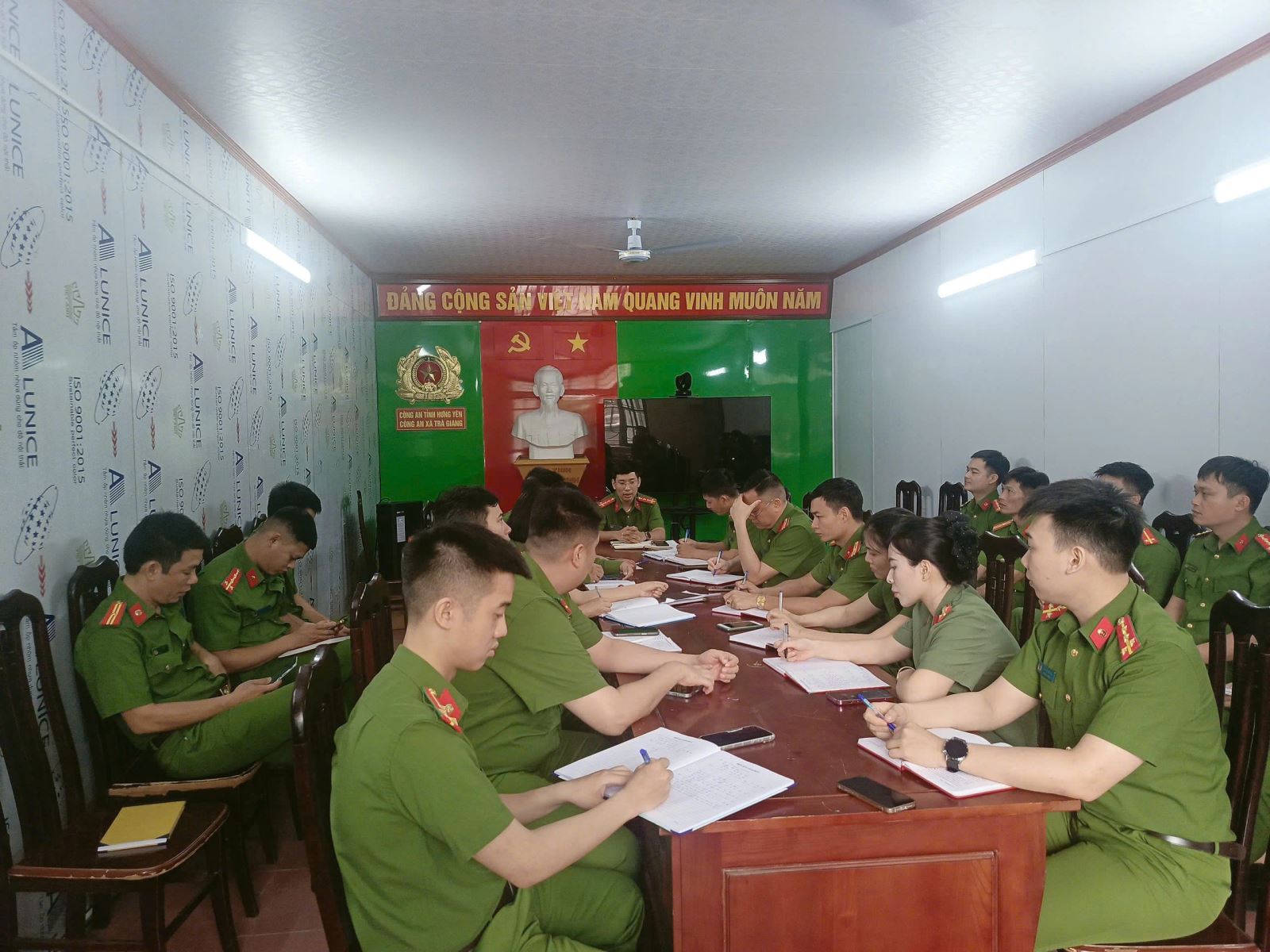 Công an xã Trà Giang triển khai các biện pháp đảm bảo an ninh trật tự lễ hội Đền Đồng Xâm năm 2026